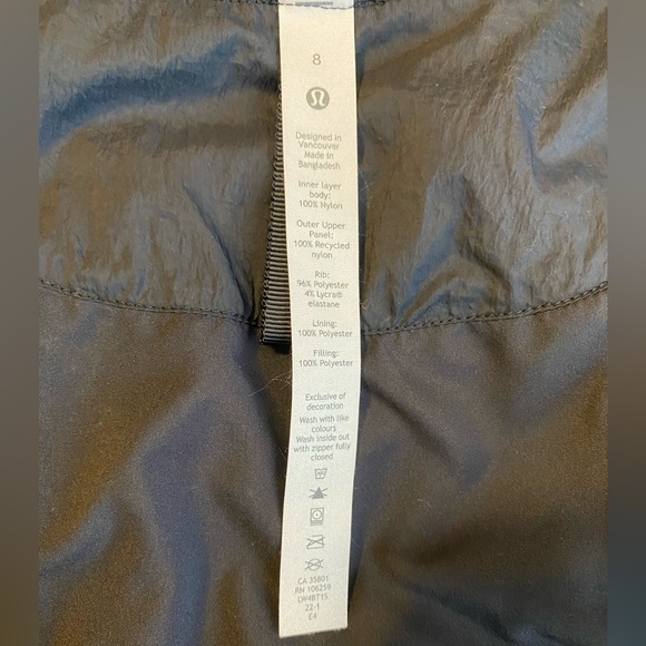 lululemon 3-in-1 Insulated Bomber: Black, 8 - Picture 7 of 15
